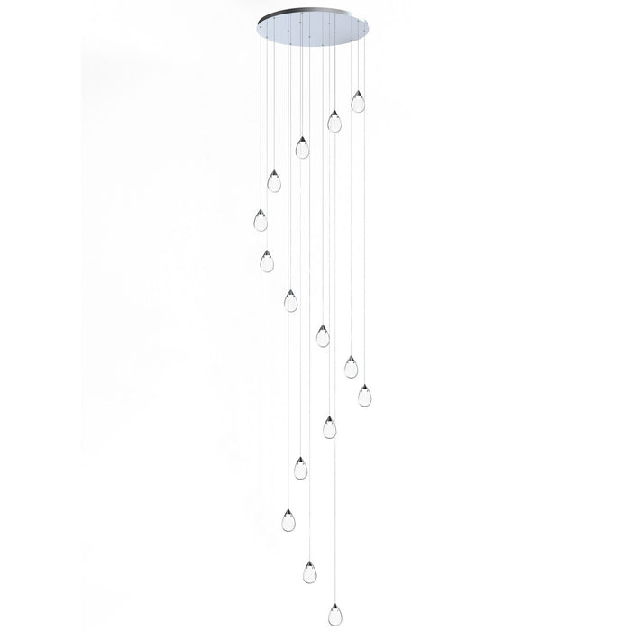 ET2 E21569-18PC LED Pendant, Polished Chrome