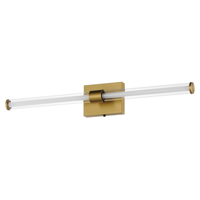 ET2 E23443-10NAB LED Bath Vanity, Natural Aged Brass