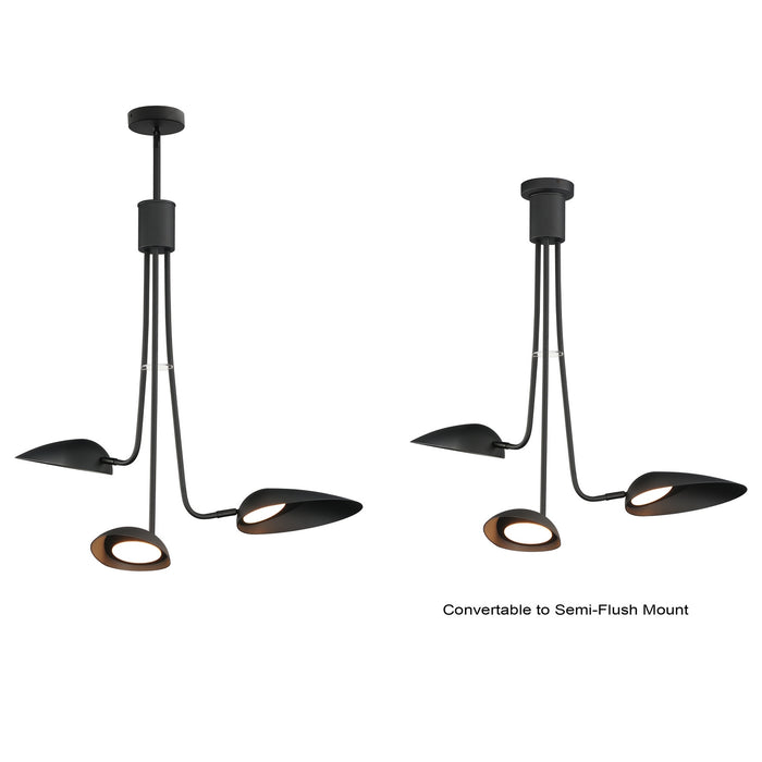 ET2 E24093-BK LED Pendant, Black