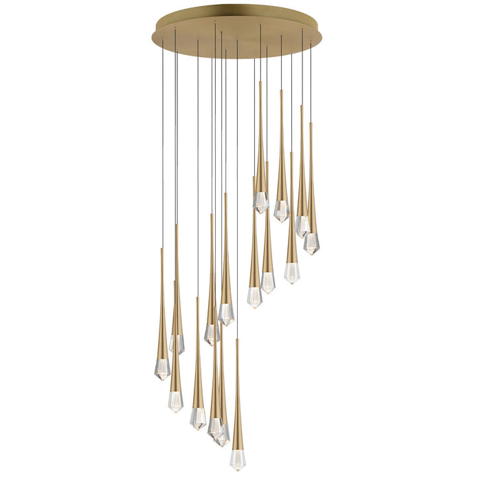 ET2 E24230-122GLD LED Pendant, Gold