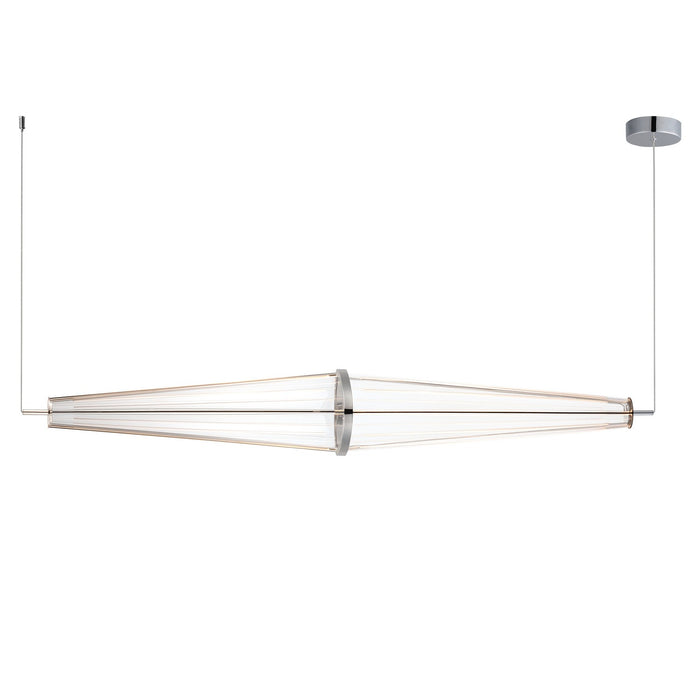 ET2 E24895-133PC LED Linear Pendant, Polished Chrome