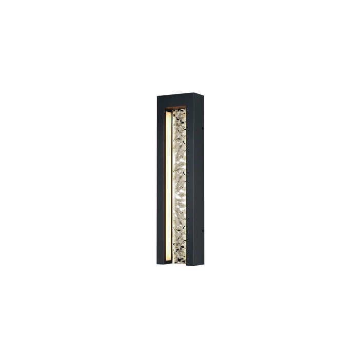ET2 E30282-125BK LED Outdoor Wall Sconce, Black