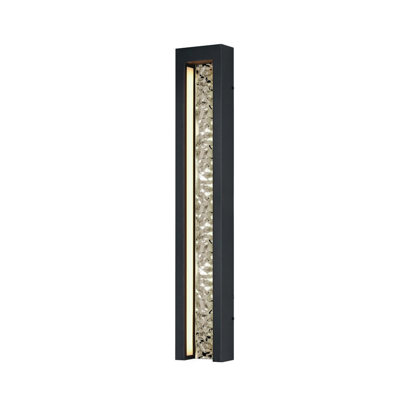 ET2 E30283-125BK LED Outdoor Wall Sconce, Black