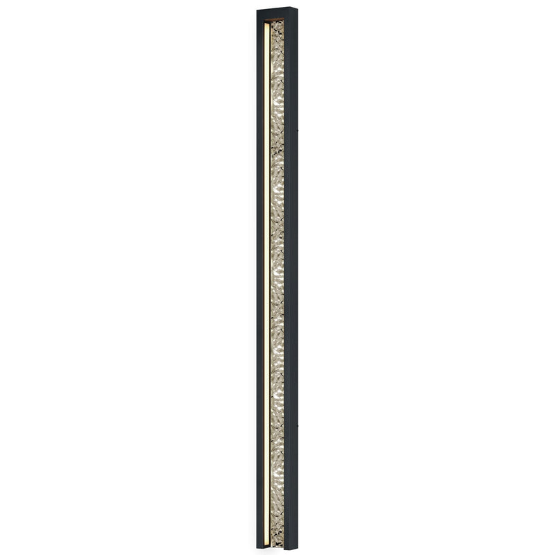 ET2 E30286-125BK LED Outdoor Wall Sconce, Black