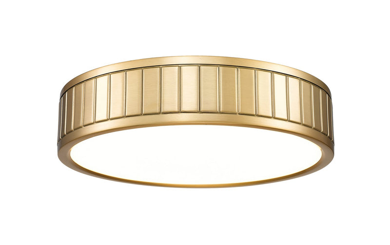 Z-Lite 1005F12-MGLD-LED LED Flush Mount, Modern Gold
