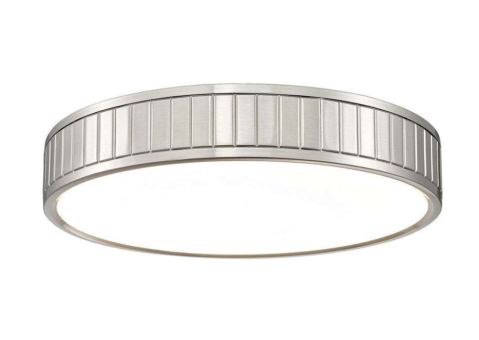 Z-Lite 1005F16-BN-LED LED Flush Mount, Brushed Nickel