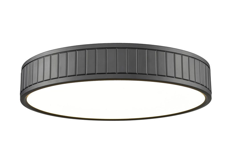 Z-Lite 1005F16-MB-LED LED Flush Mount, Matte Black