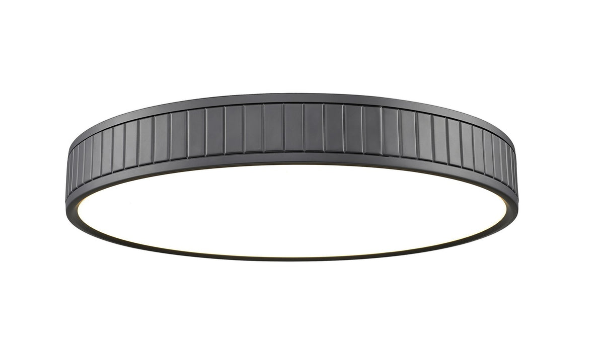 Z-Lite 1005F20-MB-LED LED Flush Mount, Matte Black