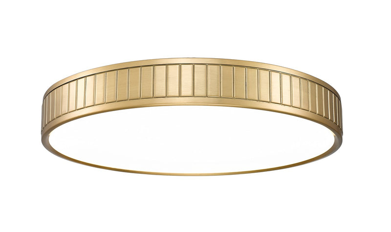 Z-Lite 1005F20-MGLD-LED LED Flush Mount, Modern Gold
