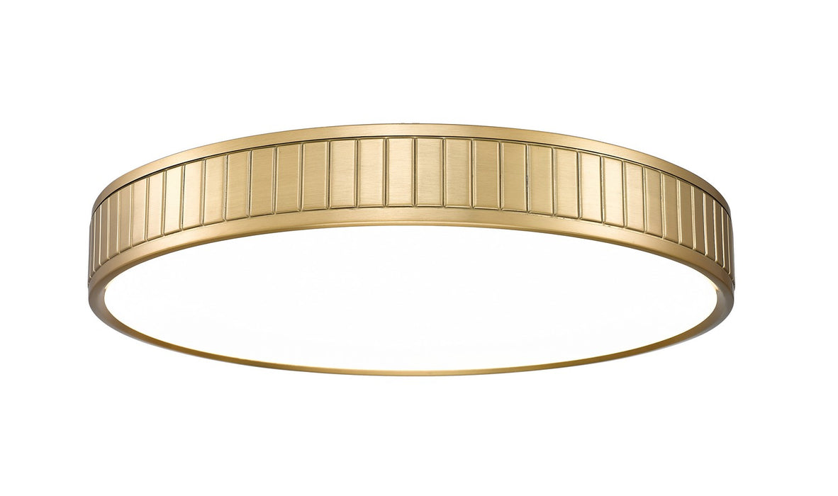 Z-Lite 1005F20-MGLD-LED LED Flush Mount, Modern Gold