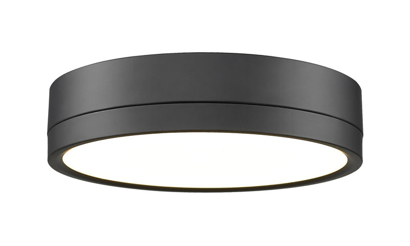 Z-Lite 1006F12-MB-LED LED Flush Mount, Matte Black