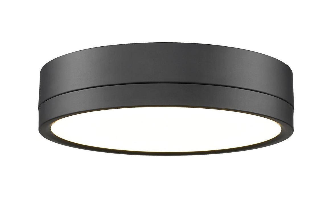 Z-Lite 1006F12-MB-LED LED Flush Mount, Matte Black