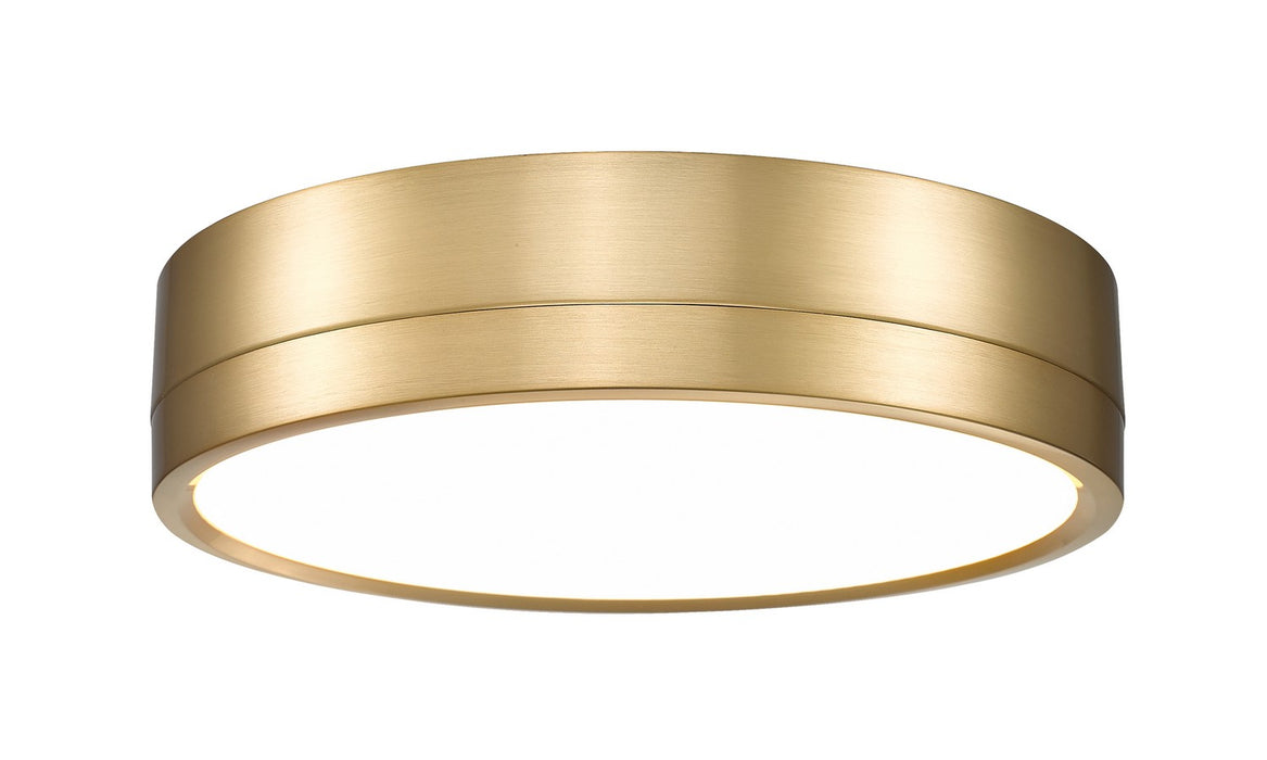 Z-Lite 1006F12-MGLD-LED LED Flush Mount, Modern Gold