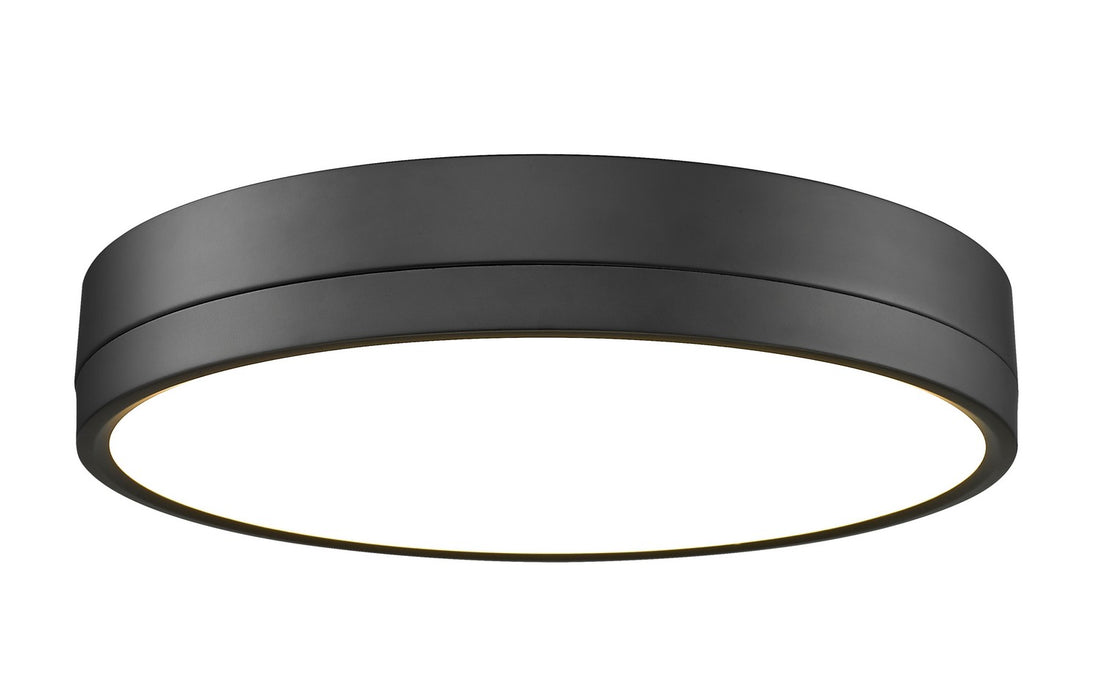 Z-Lite 1006F16-MB-LED LED Flush Mount, Matte Black