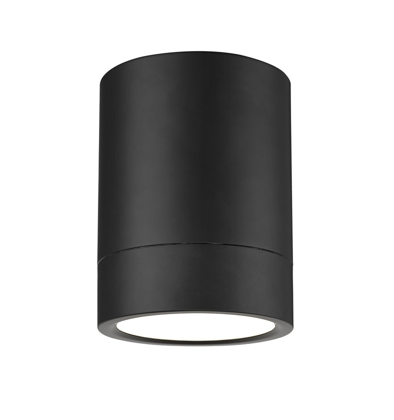 Z-Lite 1006F6-MB-LED LED Flush Mount, Matte Black