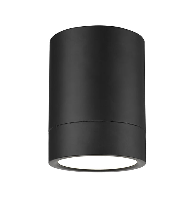 Z-Lite 1006F6-MB-LED LED Flush Mount, Matte Black
