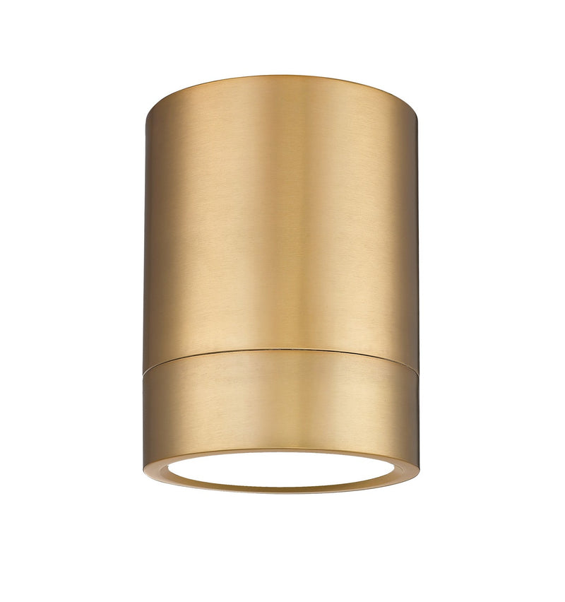 Z-Lite 1006F6-MGLD-LED LED Flush Mount, Modern Gold
