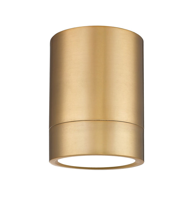 Z-Lite 1006F6-MGLD-LED LED Flush Mount, Modern Gold