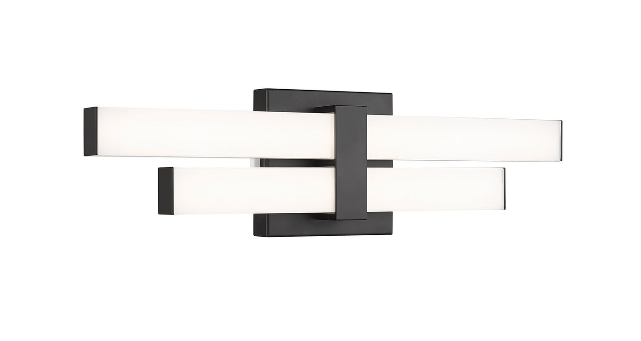 Z-Lite 1008-18W-MB-LED LED Vanity, Matte Black