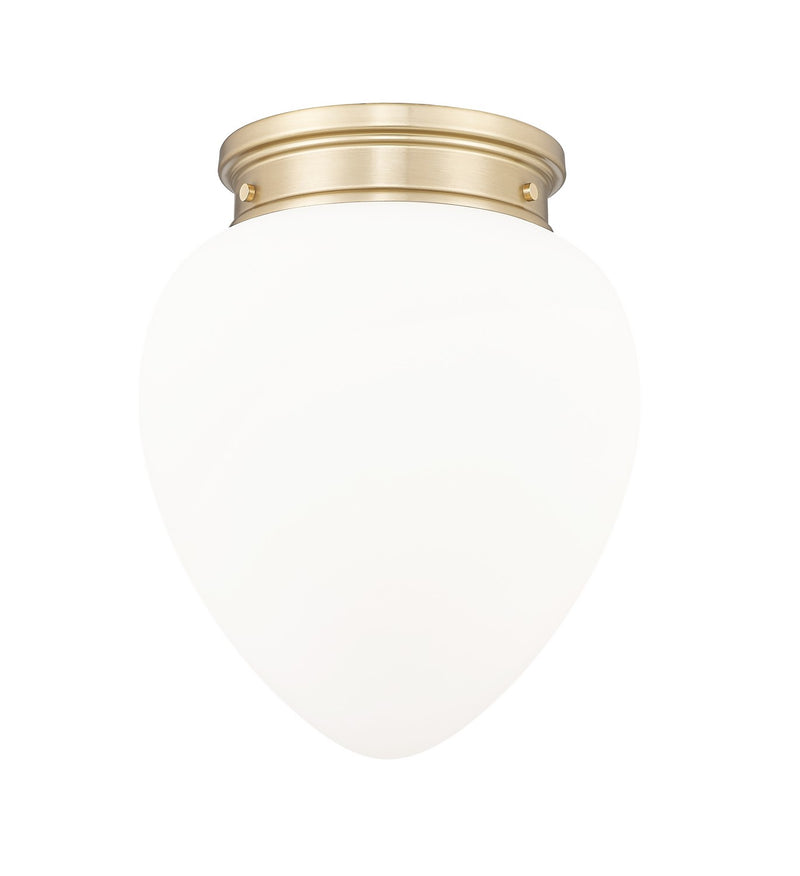 Z-Lite 1945F12-MGLD One Light Flush Mount, Modern Gold