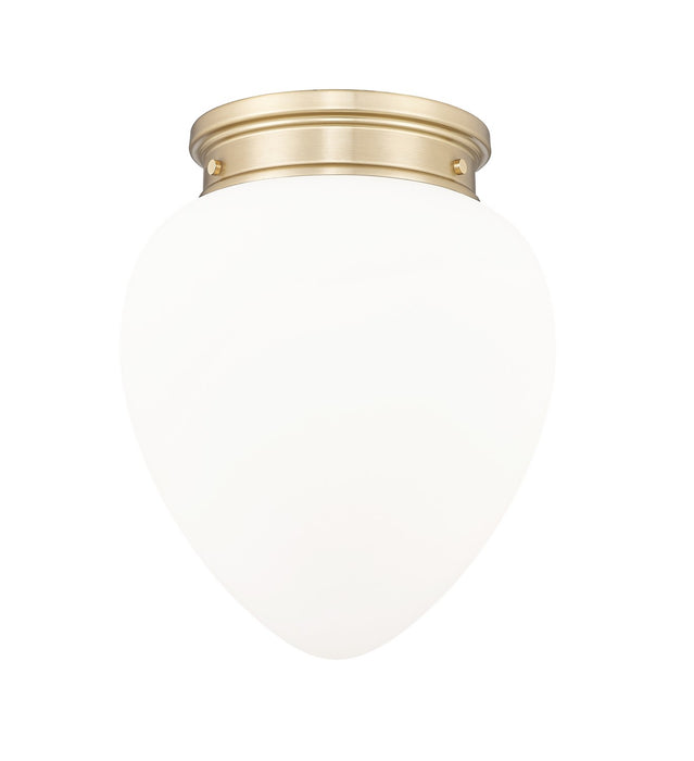 Z-Lite 1945F12-MGLD One Light Flush Mount, Modern Gold
