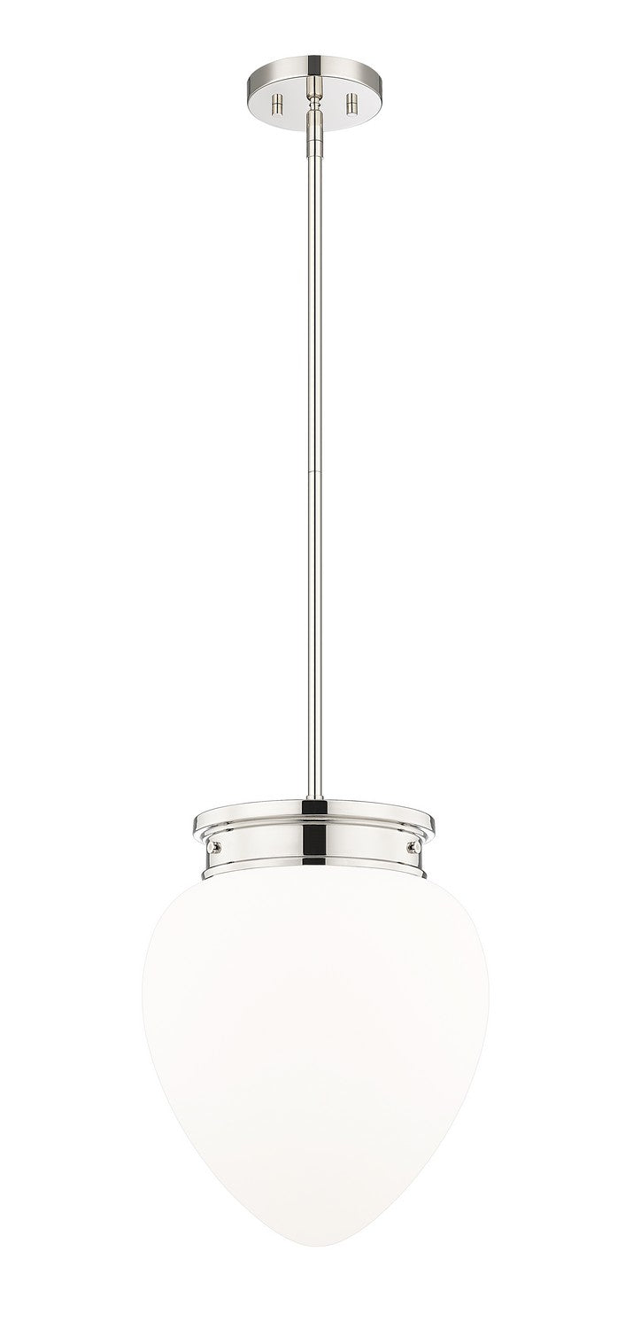 Z-Lite 1945P12-PN One Light Pendant, Polished Nickel