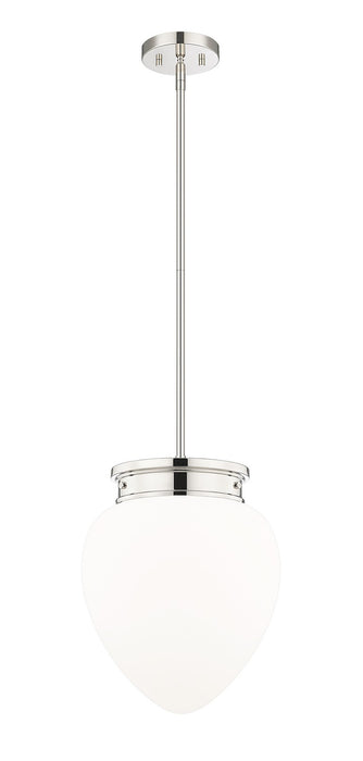 Z-Lite 1945P12-PN One Light Pendant, Polished Nickel