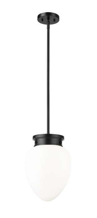 Z-Lite 1945P9-MB One Light Pendant, Matte Black