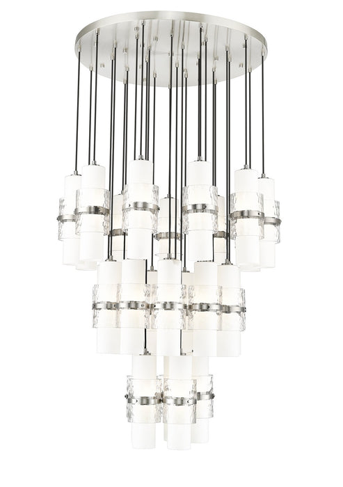 Z-Lite 1946P-27R-BN 27 Light Chandelier, Brushed Nickel
