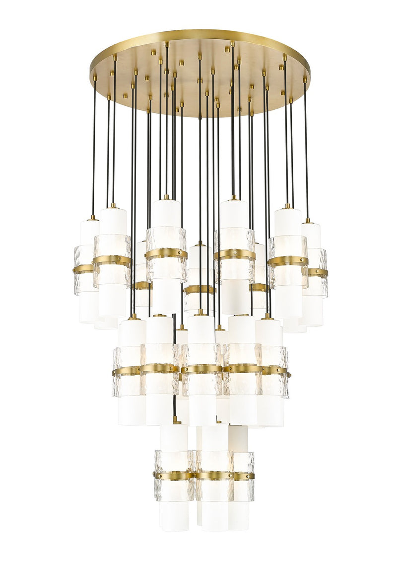 Z-Lite 1946P-27R-MGLD 27 Light Chandelier, Modern Gold