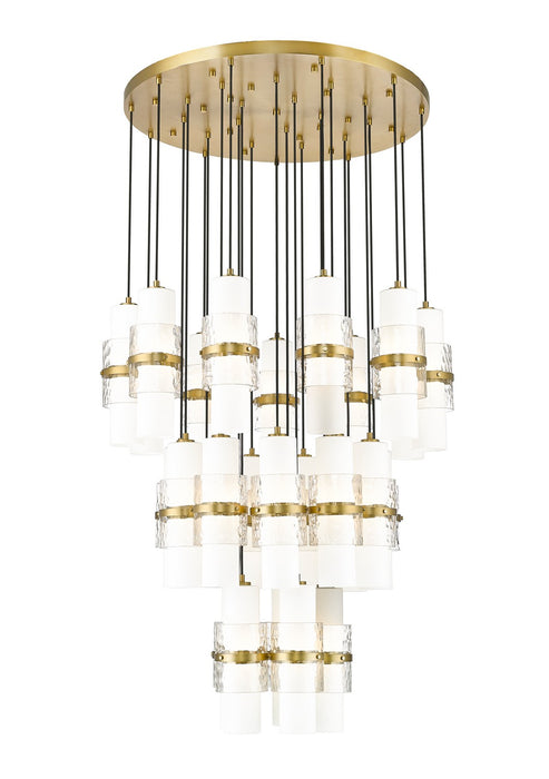 Z-Lite 1946P-27R-MGLD 27 Light Chandelier, Modern Gold