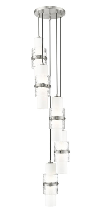 Z-Lite 1946P-5R-BN Five Light Chandelier, Brushed Nickel