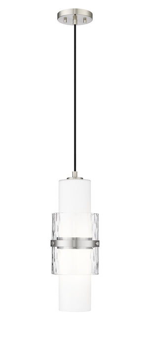 Z-Lite 1946P-BN One Light Pendant, Brushed Nickel