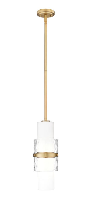Z-Lite 1946P-ROD-MGLD One Light Pendant, Modern Gold