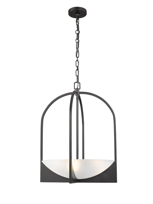Z-Lite 1947-24MB Four Light Pendant, Matte Black