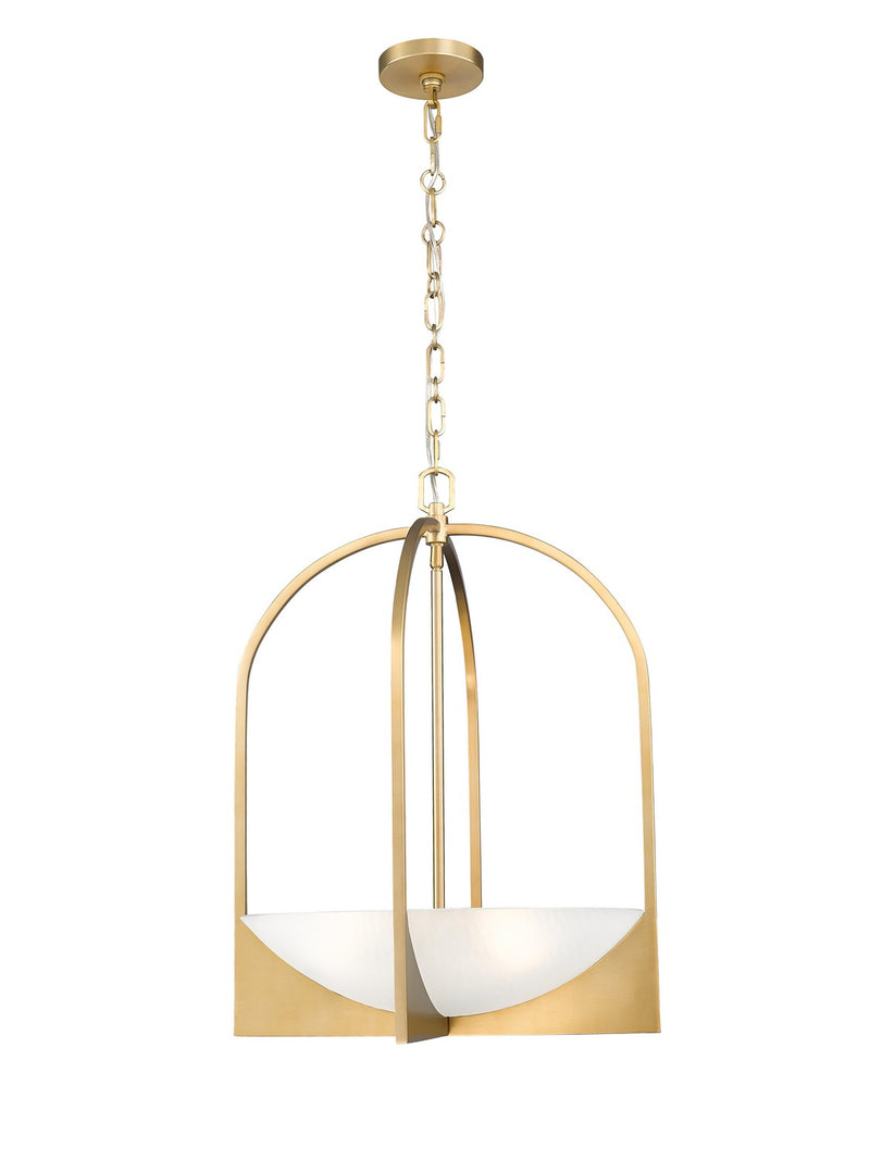 Z-Lite 1947-24MGLD Four Light Pendant, Modern Gold