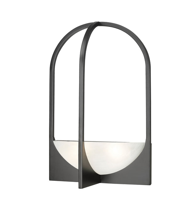 Z-Lite 1947-2S-MB Two Light Wall Sconce, Matte Black