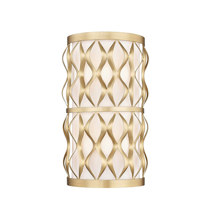 Z-Lite 1948-2S-MGLD Two Light Wall Sconce, Modern Gold