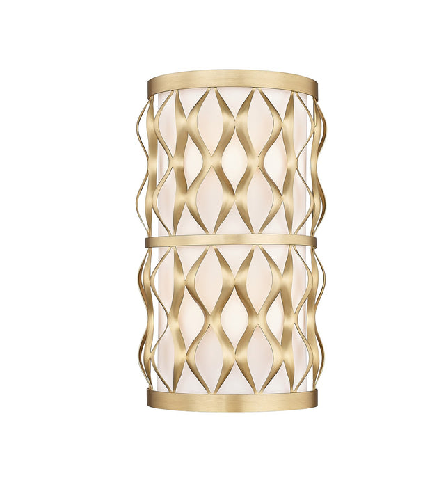 Z-Lite 1948-2S-MGLD Two Light Wall Sconce, Modern Gold
