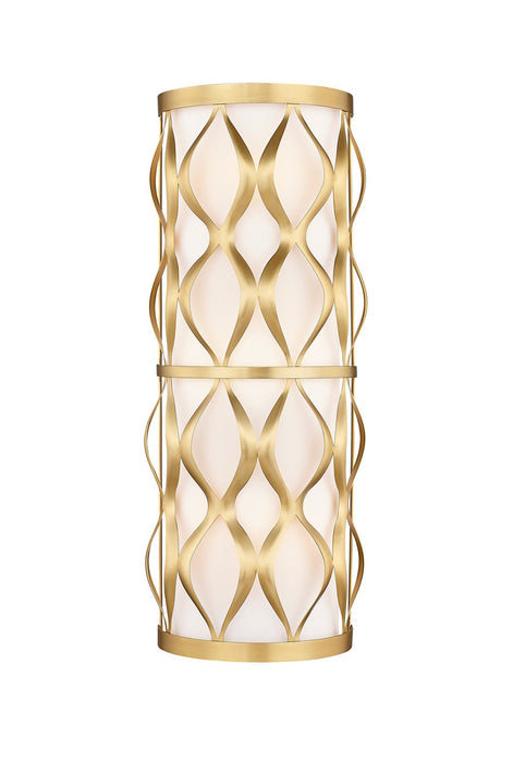 Z-Lite 1948-3S-MGLD Three Light Wall Sconce, Modern Gold