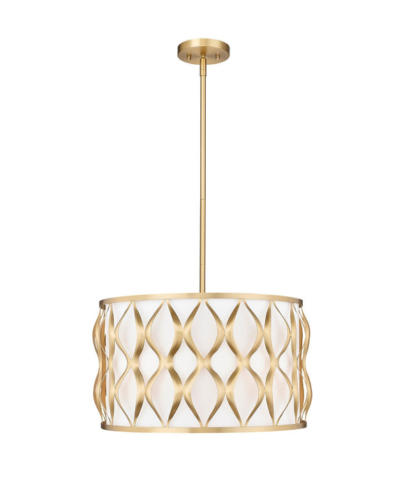 Z-Lite 1948P18-MGLD Five Light Pendant, Modern Gold