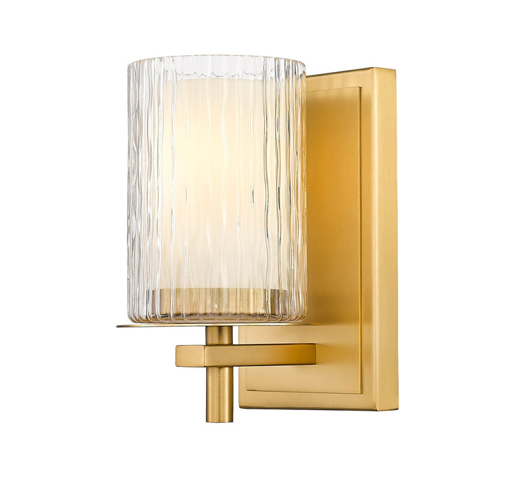 Z-Lite 1949-1S-MGLD One Light Wall Sconce, Modern Gold