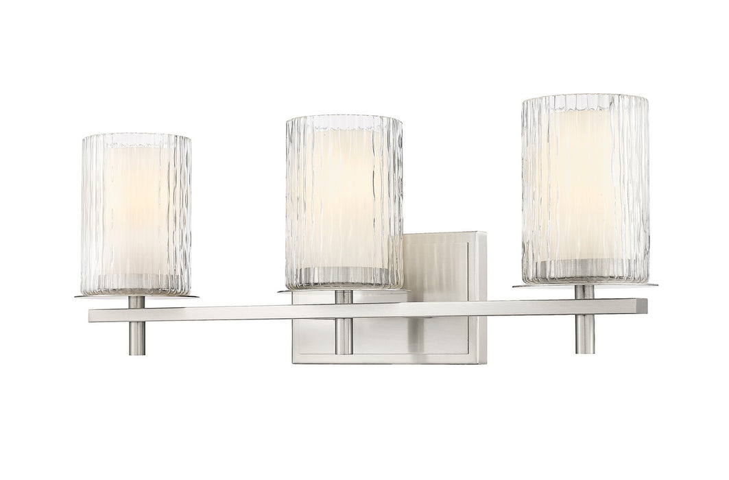 Z-Lite 1949-3V-BN Three Light Vanity, Brushed Nickel