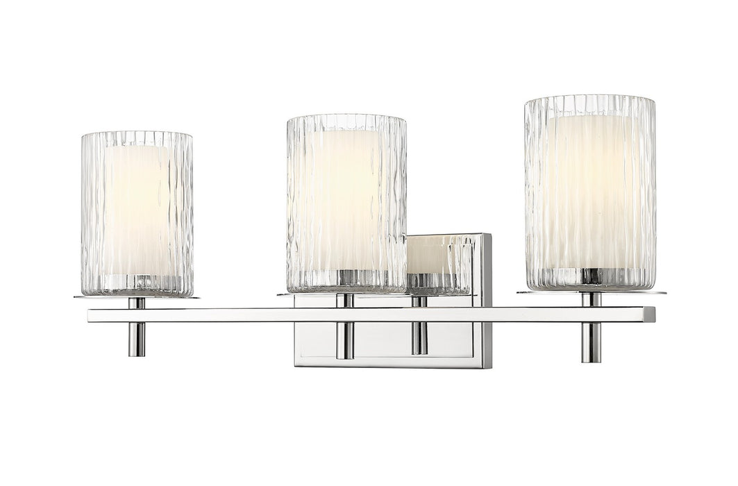 Z-Lite 1949-3V-CH Three Light Vanity, Chrome