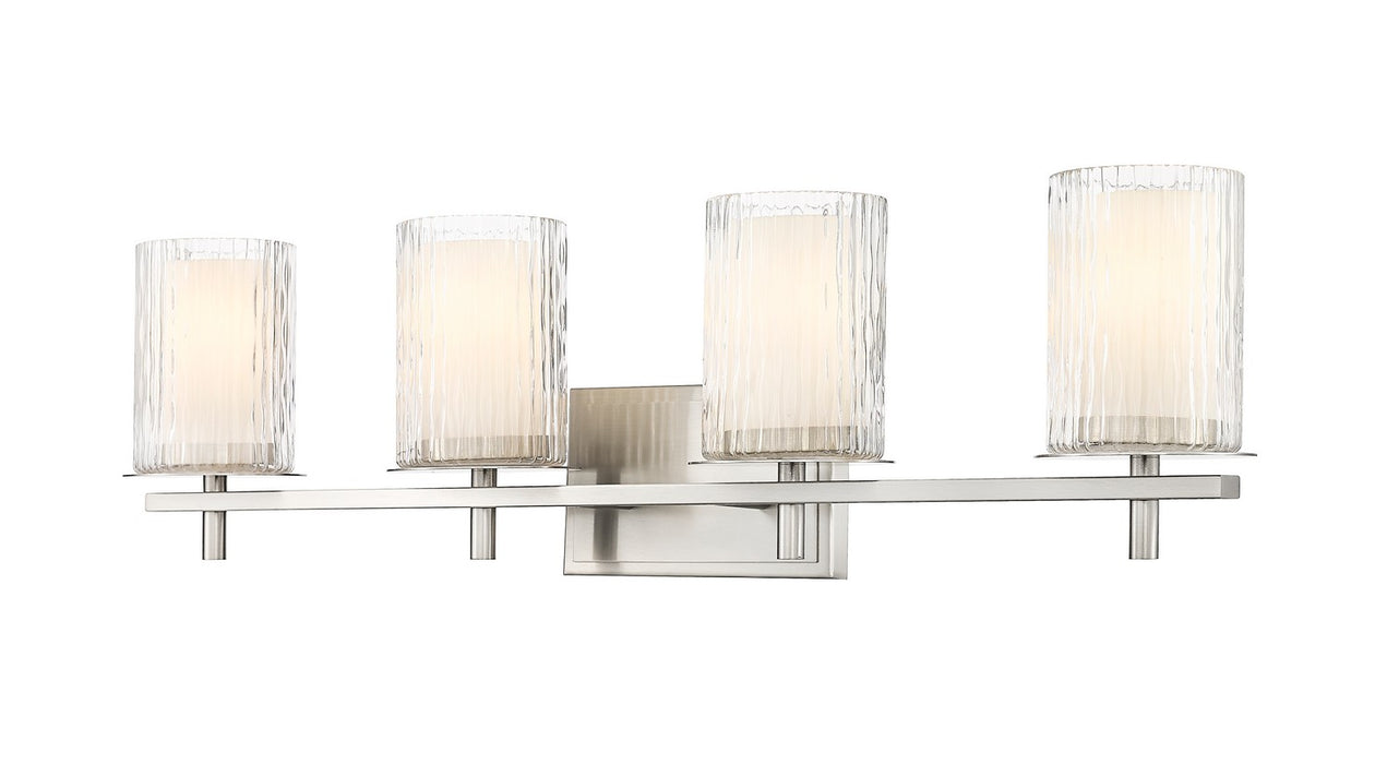 Z-Lite 1949-4V-BN Four Light Vanity, Brushed Nickel