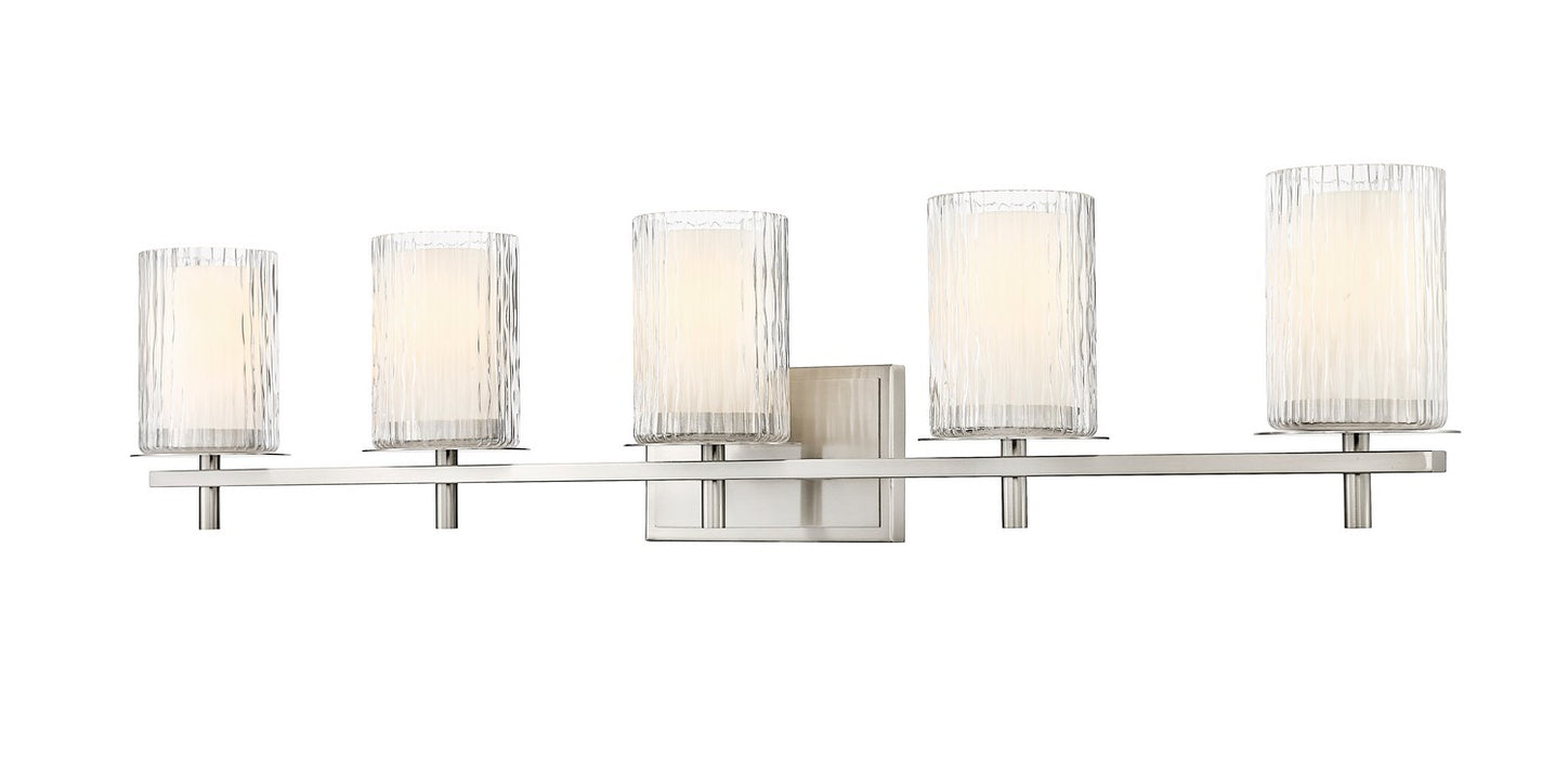 Z-Lite 1949-5V-BN Five Light Vanity, Brushed Nickel