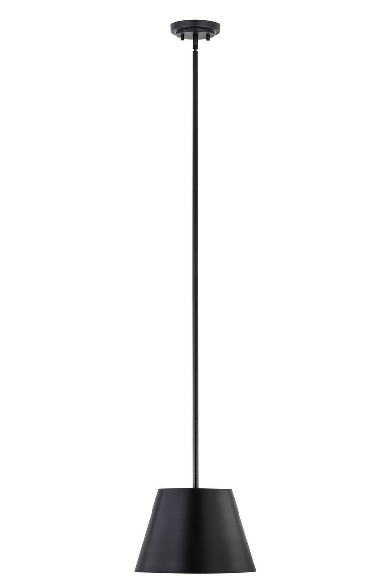 Z-Lite 2307-12MB One Light Pendant, Matte Black