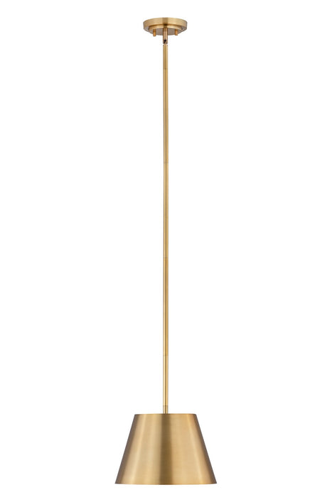 Z-Lite 2307-12RB One Light Pendant, Rubbed Brass