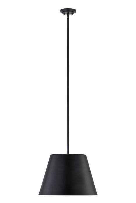 Z-Lite 2307-18MB One Light Pendant, Matte Black