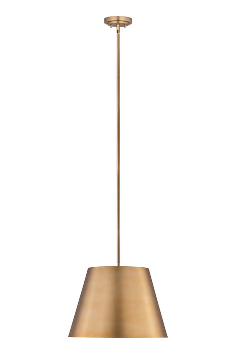 Z-Lite 2307-18MGLD One Light Pendant, Modern Gold